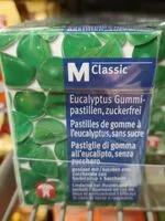 Mängden socker i Pastilles de gomme à l'eucalyptus, sans sucre