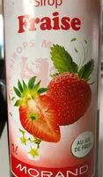 Mängden socker i Sirop fraise