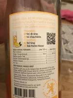Mängden socker i Sirop Mangue