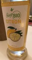 Mängden socker i Sirop citron bio
