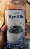 Mängden socker i Sirop myrtille