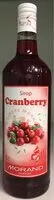 Mängden socker i Sirop Cranberry