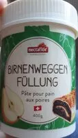 Mängden socker i Pâte pour pain aux poires