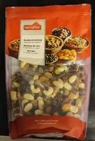 Mängden socker i Nusskermischung ungeröstet und gesalzen