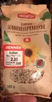 Mängden socker i Sonnenblumenkerne