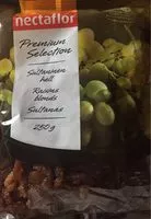 Mängden socker i Nectaflor Sultaninen Hell