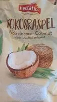 Mängden socker i Noix de coco râpée