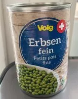 Mängden socker i Erbsen fein/ Petits Pois Fins