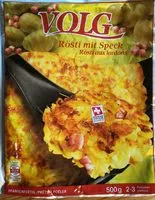 Mängden socker i Rösti au lardons