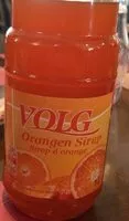 Mängden socker i Volg orangen sirup