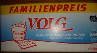 Mängden socker i Chocolat au lait