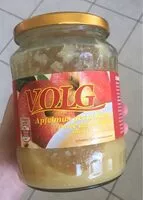 Mängden socker i Apfelmus gezuckert / purée de pommes sucrée
