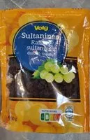 Mängden socker i Raisins sutanines