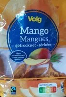 Mängden socker i Mango getrocknet