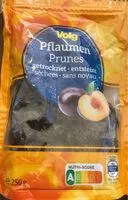 Mängden socker i Prunes sèche sans noyaux
