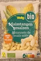 Mängden socker i Batonnets de maïs salés