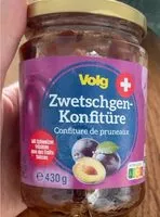 Mängden socker i Zwetschgenkonfitüre
