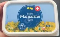 Mängden socker i Raps Margarine