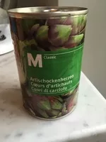 Mängden socker i Coeurs d'artichaud