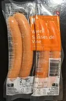 Mängden socker i Wienerli