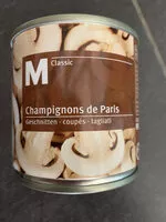 Mängden socker i Pilze von Paris