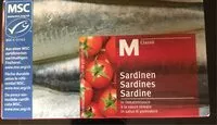Mängden socker i sardines a la sauce tomate