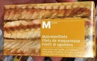 Mängden socker i Filets de maquereaux