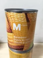 Mängden socker i Maiskörner - M-Classic