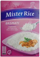 Mängden socker i Riz BASMATI