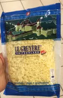 Mängden socker i Käse, Le Gruyère Switzerland A.O.P., gerieben - 04.05.23