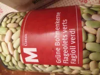 Mängden socker i Flageolets verts