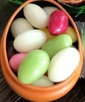 Mängden socker i Dragées sucrés