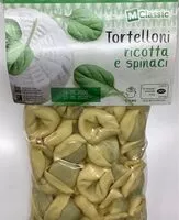 Mängden socker i Tortelloni ricotta e spinaci