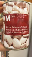 Mängden socker i Weisse Soisson-Bohnen