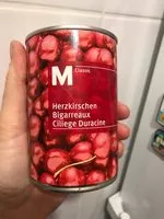 Mängden socker i Bigarreaux