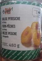 Mängden socker i Pfirsiche in sirup