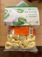 Mängden socker i Tortelloni ricota e spinaci