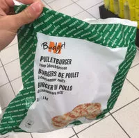 Mängden socker i Burgers de poulet