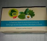 Mängden socker i Schweizer Alpenkräutertee