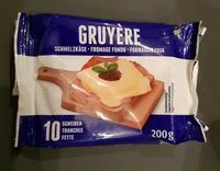 Mängden socker i Gruyère Schmelzkäse