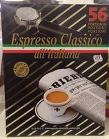 Mängden socker i Espresso Classico all'italiana