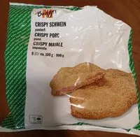 Mängden socker i Crispy Schwein / Porc / Maiale
