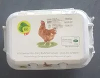 Mängden socker i Oeufs bio élevage en plein air