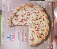 Mängden socker i Maître Pierre Tarte Flambeé avec Créme fraiche, lard et oignons