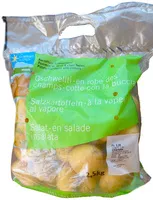 Mängden socker i Pommes de terre à chair ferme