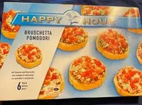 Mängden socker i Bruschetta pomodori avec tomates et mozzarella