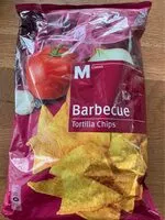 Mängden socker i Barbecue Tortilla Chips à l'huile de palme