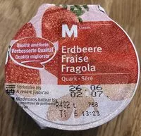 Mängden socker i Quark Erdbeere