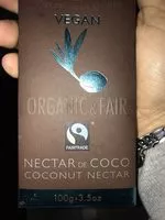 Mängden socker i Chocolate con néctar de coco ecológico