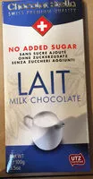Mängden socker i Chocolat au lait sans sucre ajouté